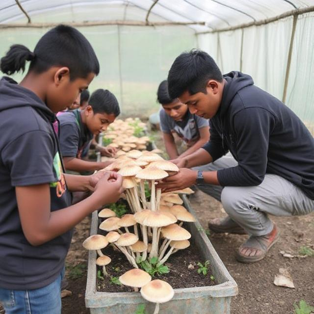 Training Youth in Mushroom Farming for Better Livelihood Opportunities
